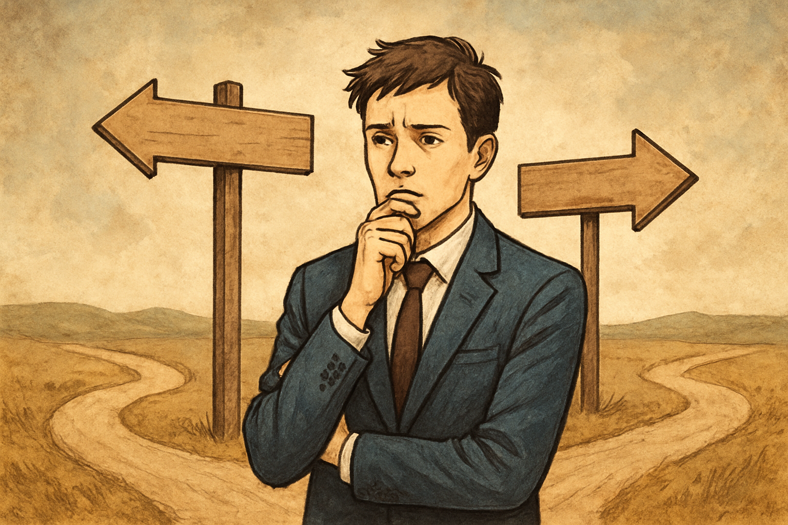 なぜ人は決断できないのか？迷いが続く理由は？