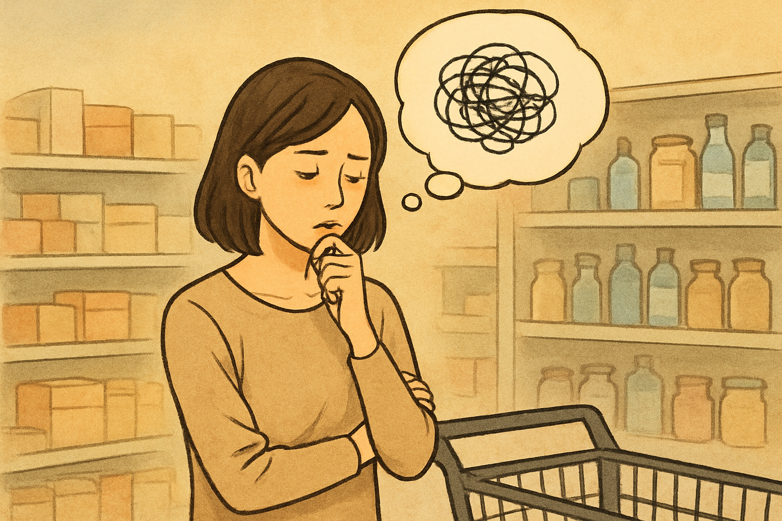 なぜ人は買い物で迷うのか？心の中で起きていること