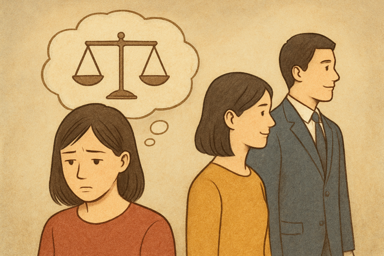 日常で起こりやすい「比べてしまう」場面を見てみましょう