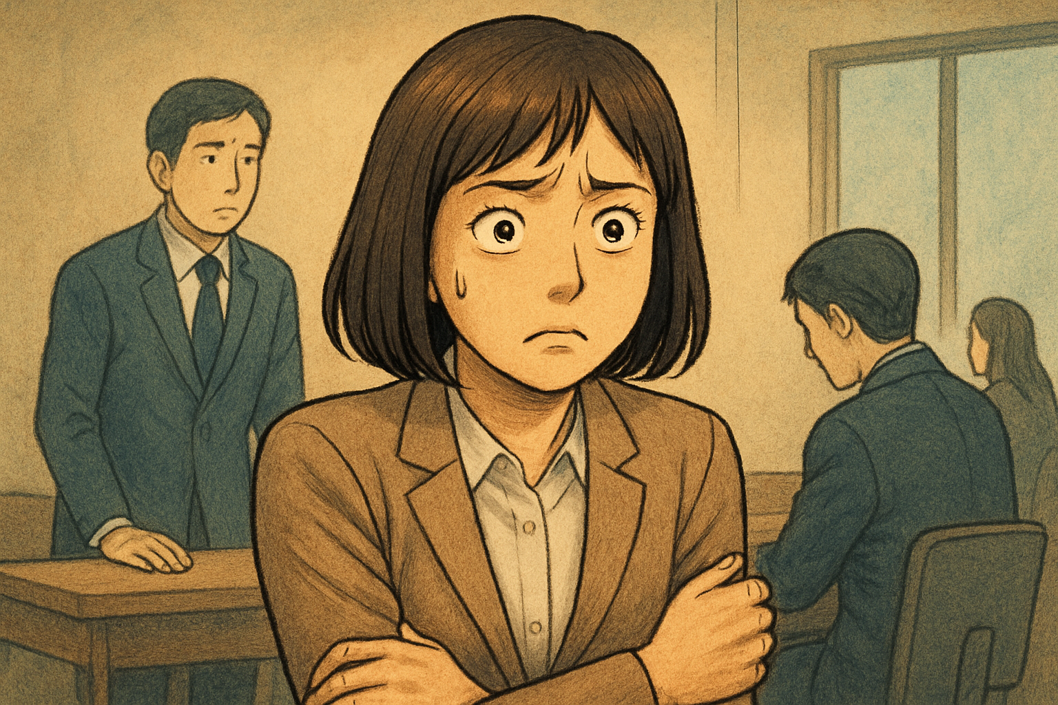 「固まる」はこんな場面で起きやすいかもしれません