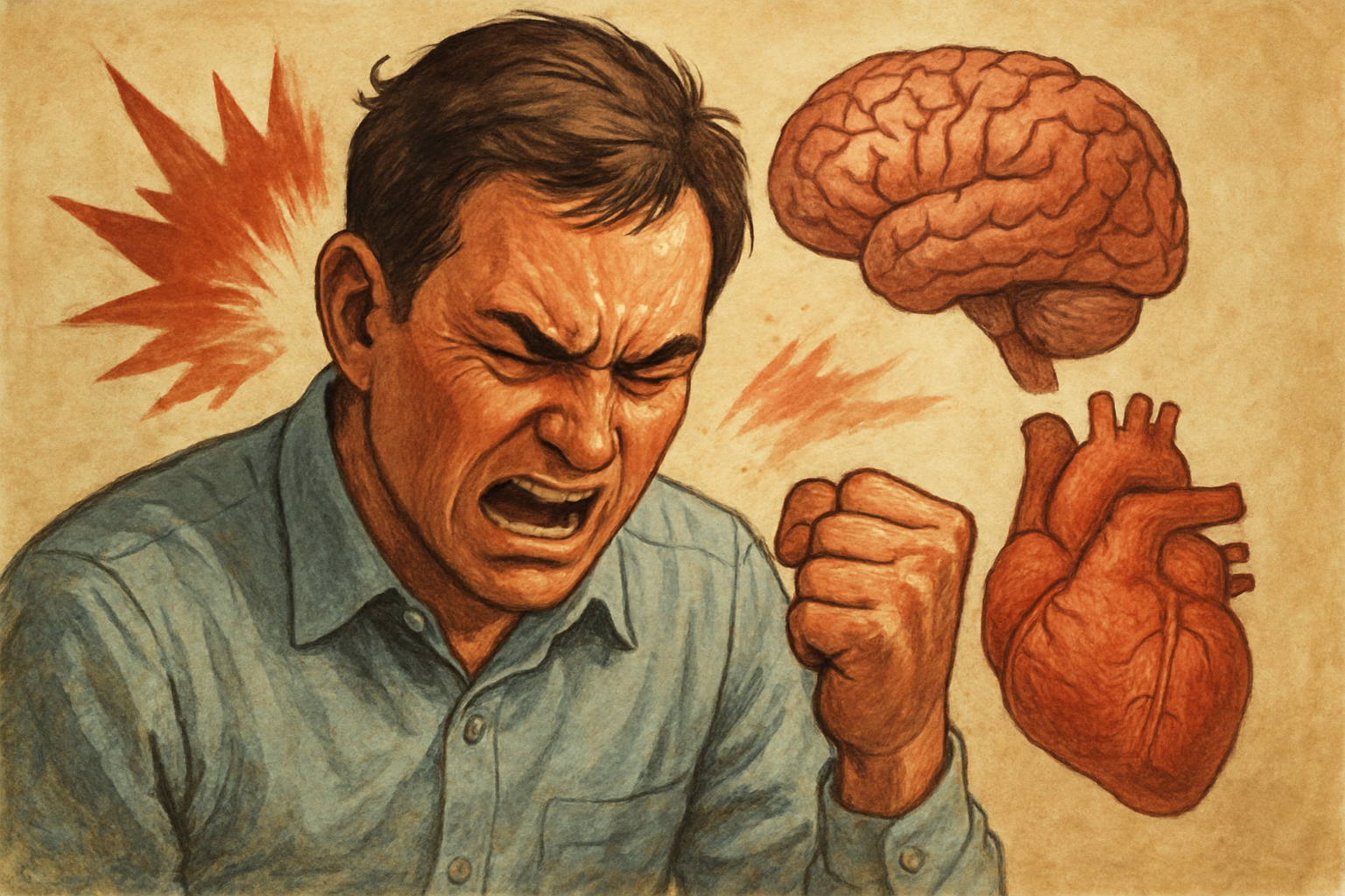 怒りが止まらないのは、心だけでなく体と脳も関わるからなんですね