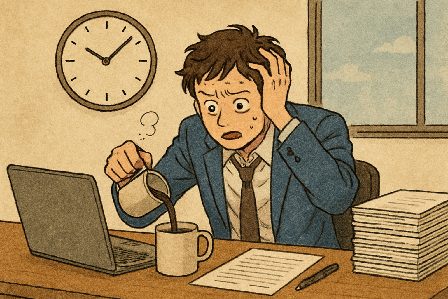 日常でよくある「締切直前の焦り」あるある