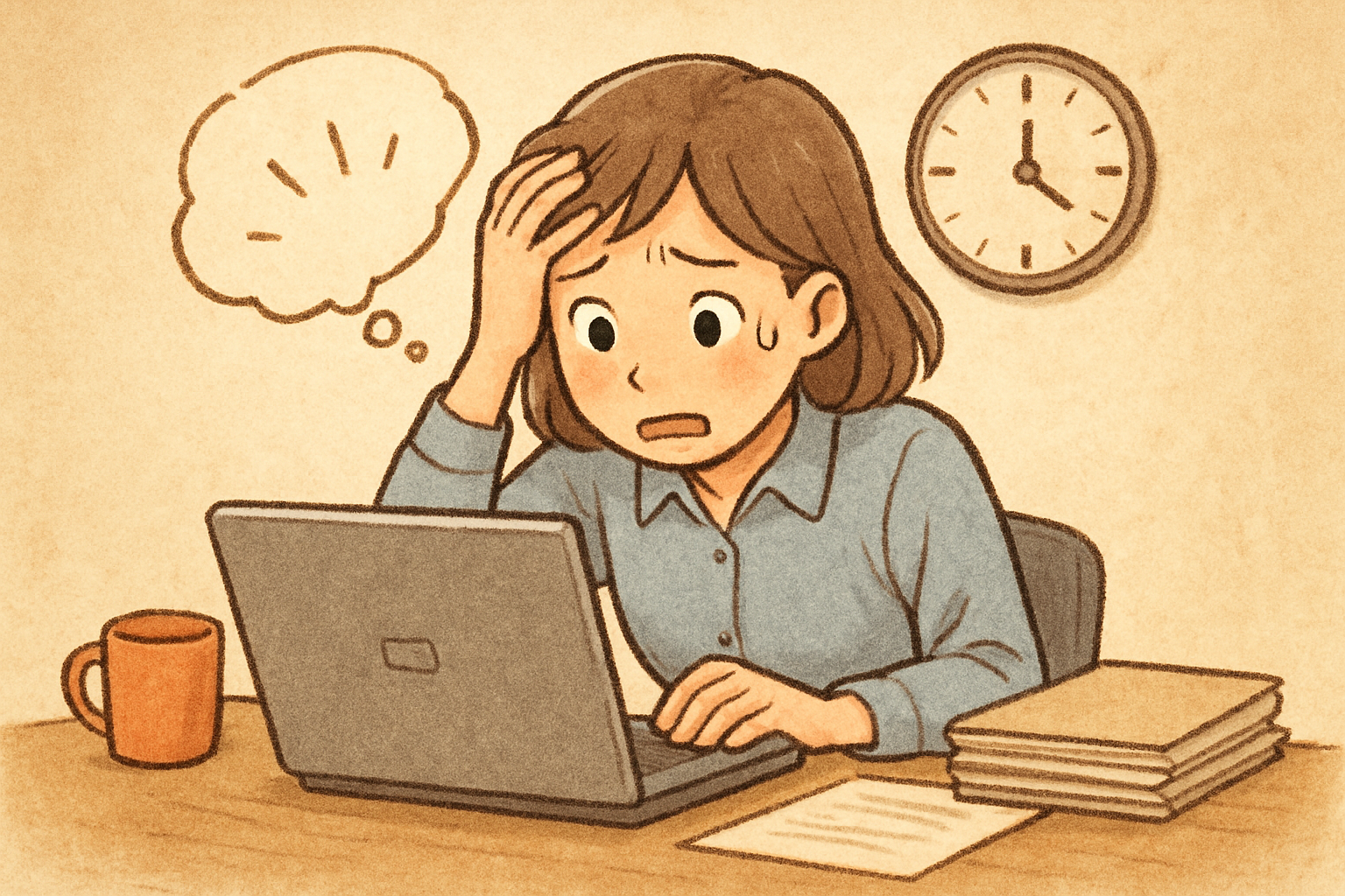 なぜ人は締切直前に焦るのか？をやさしくまとめます