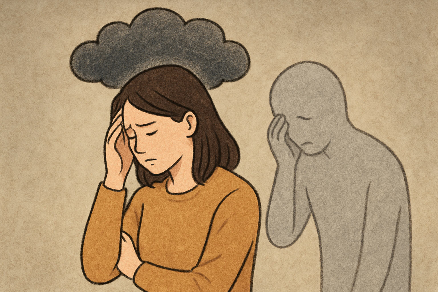 不安が強いときに起きやすい、心の中のこと