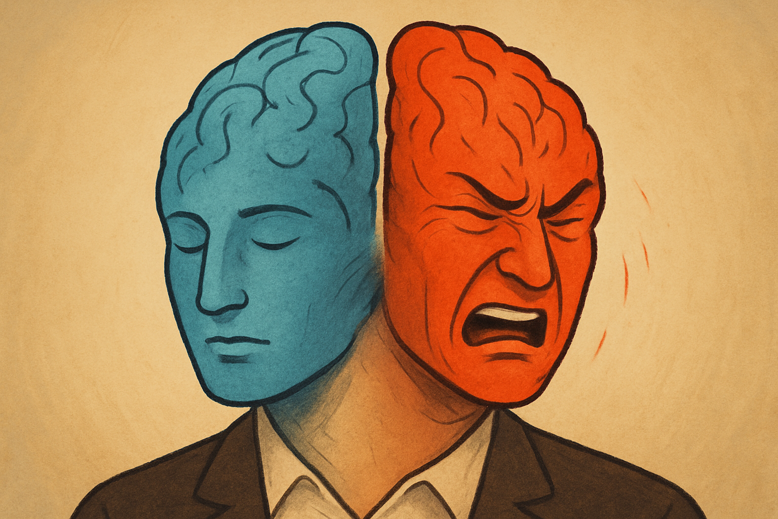 人が感情的になるのは「危険に反応する脳」と「抑える脳」のバランスが崩れるから