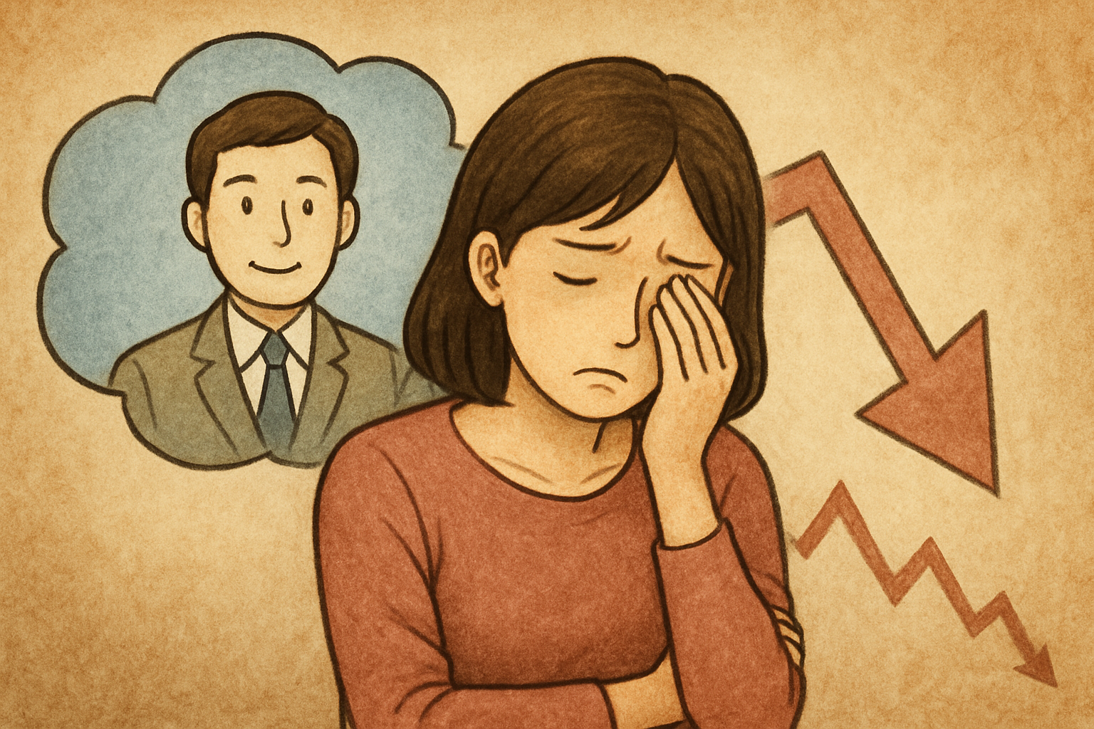 期待と現実の差が大きいほど、心は痛みやすいんですね