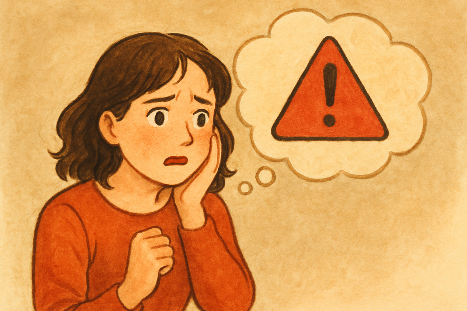 直前の不安は「危険かも」に体が反応している状態なんですね