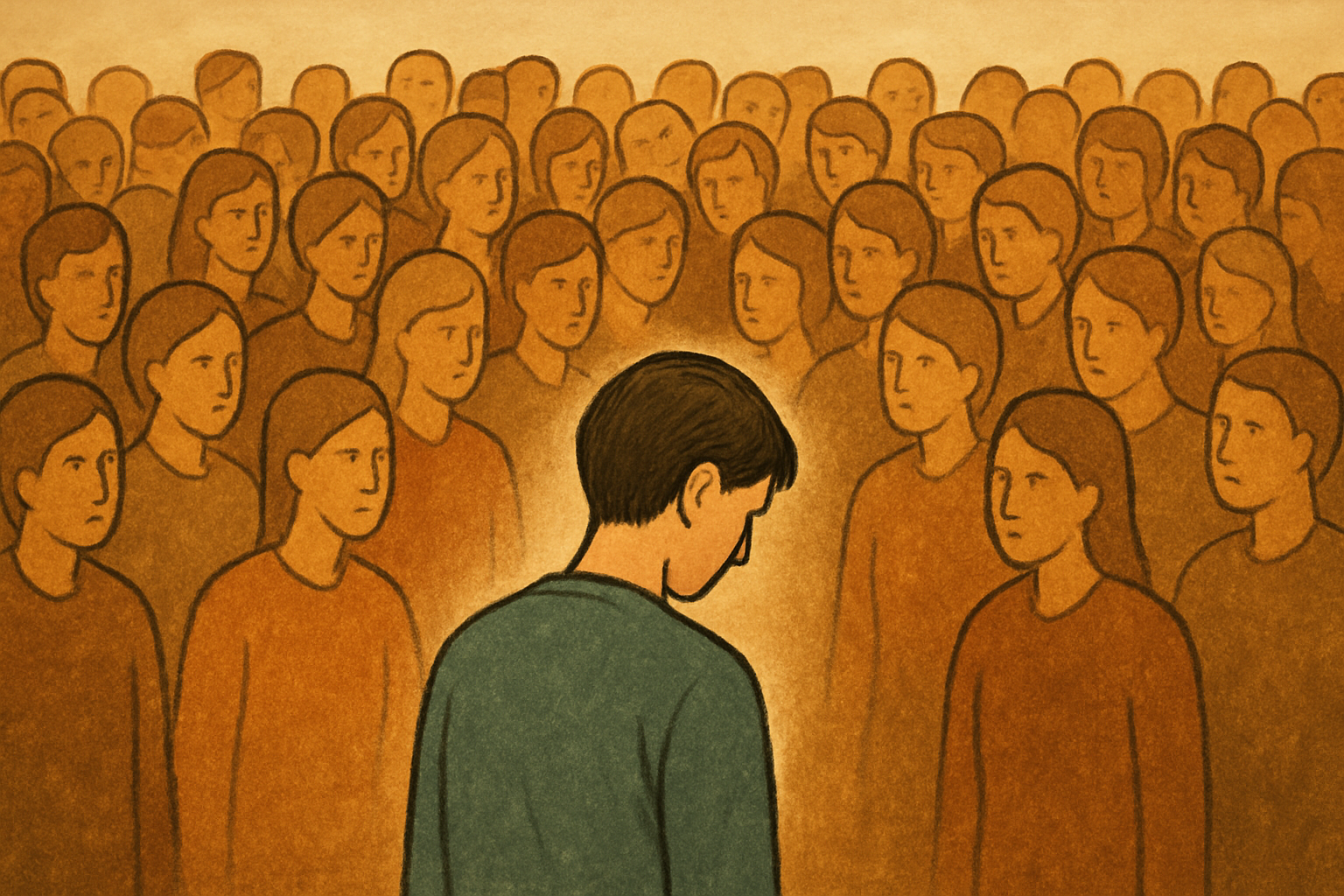 多数派が強く見えるほど、私たちの心は揺れやすいんですね