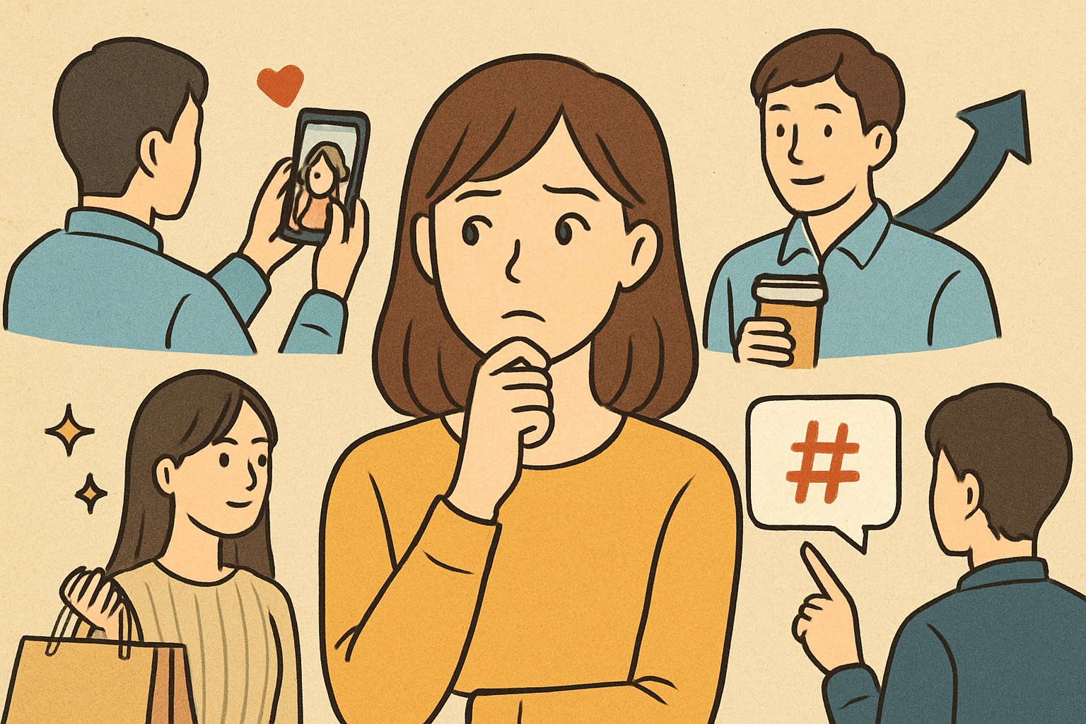 日常で起きがちな「流行に乗りたくなる」場面