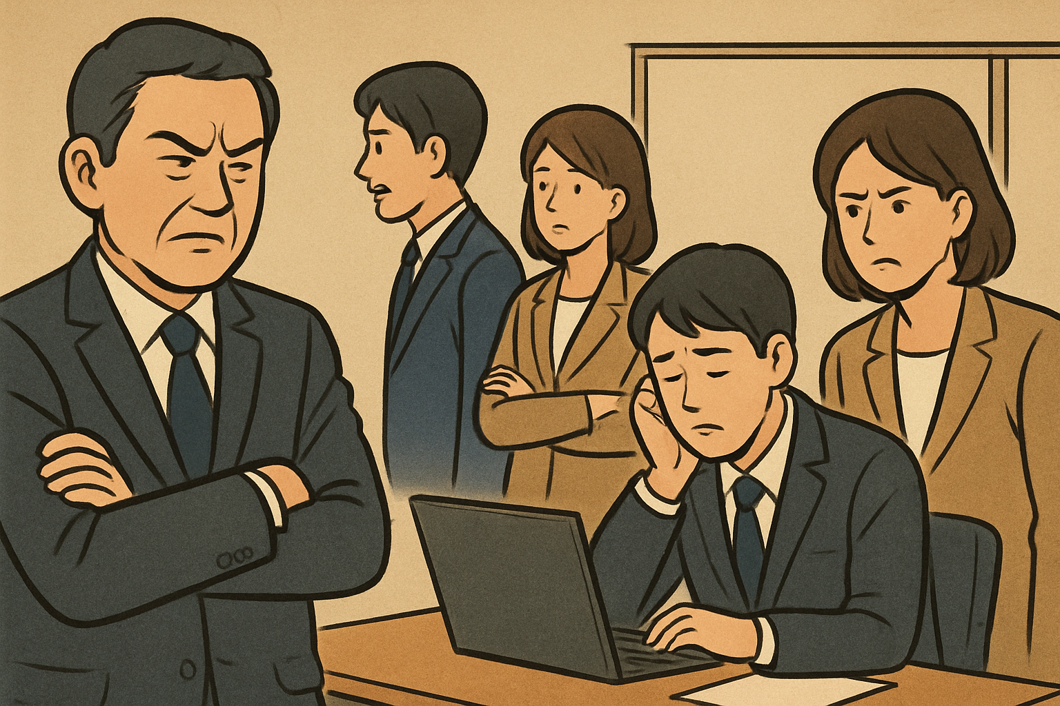 職場で起きがちな場面を3つ、具体的に見てみましょう