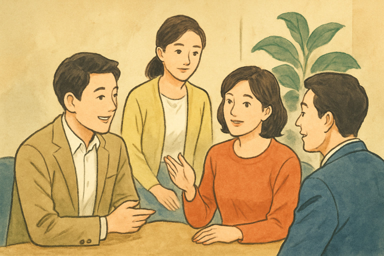 雑談が効いてくる場面は、こんなところにあります