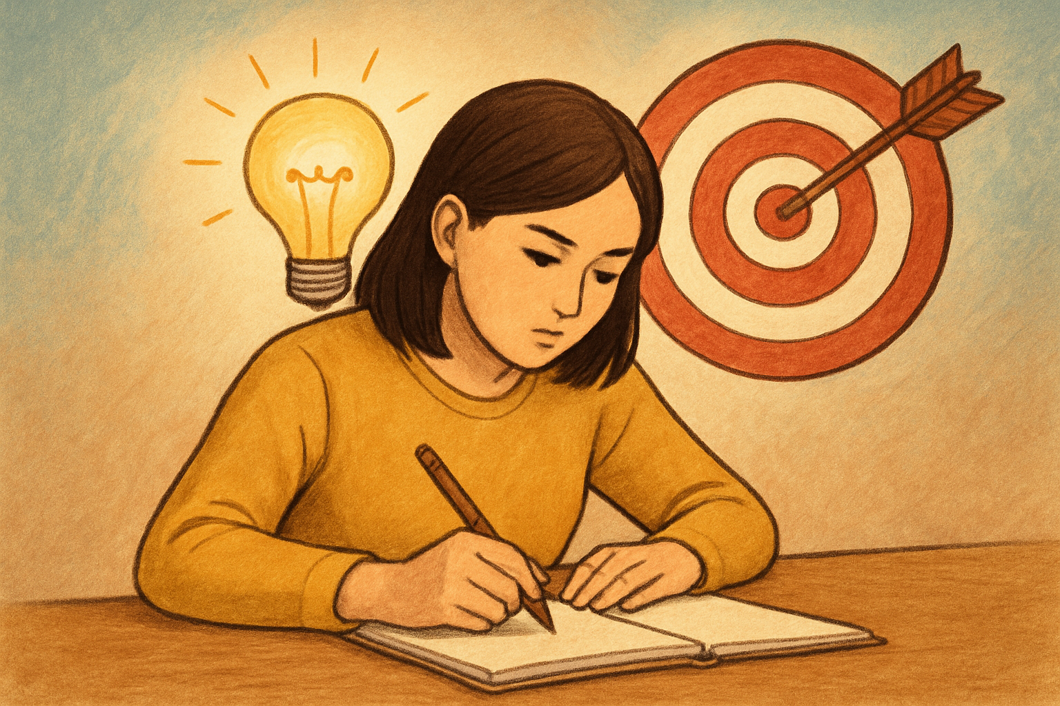 目標があると、迷いが減って集中しやすくなるんですね