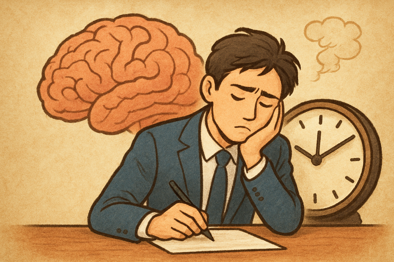 脳は時間がないとき、上手にサボってくれるんですね