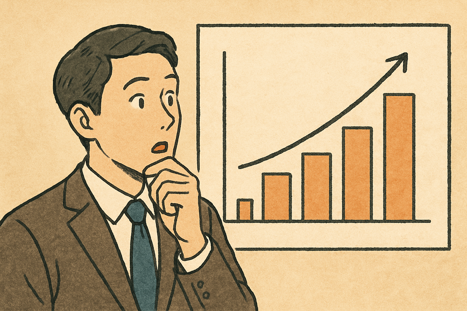 グラフは「目でわかる形」にして、考える負担を軽くしてくれるんですね