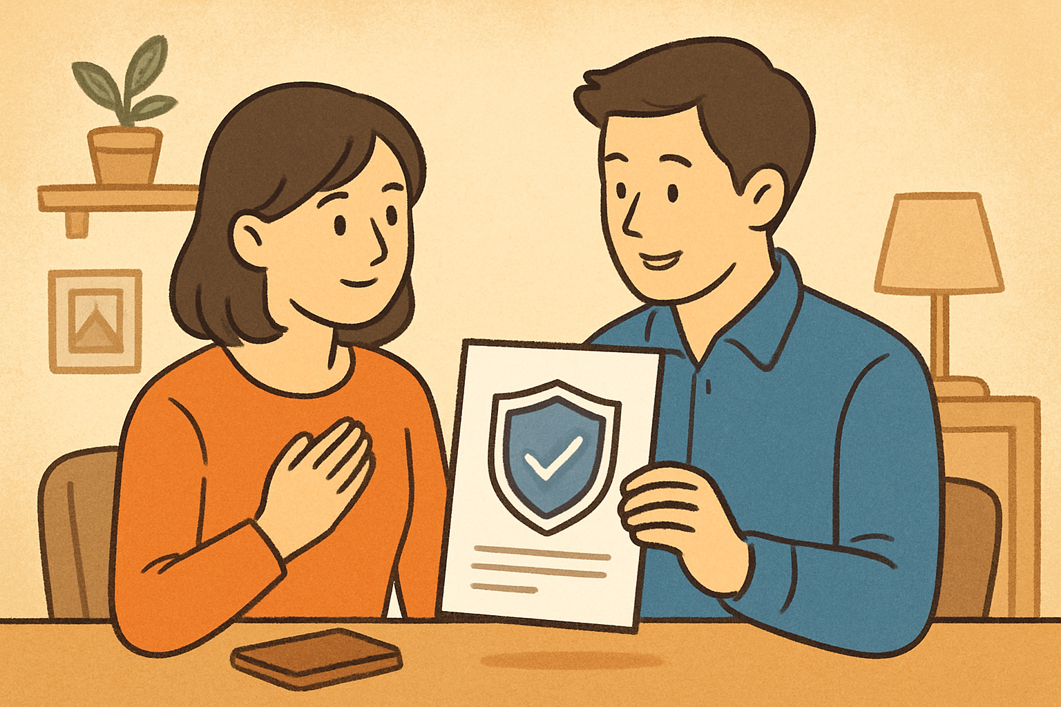 身近な場面で見ると、保証が安心を生む仕組みがわかりやすいです