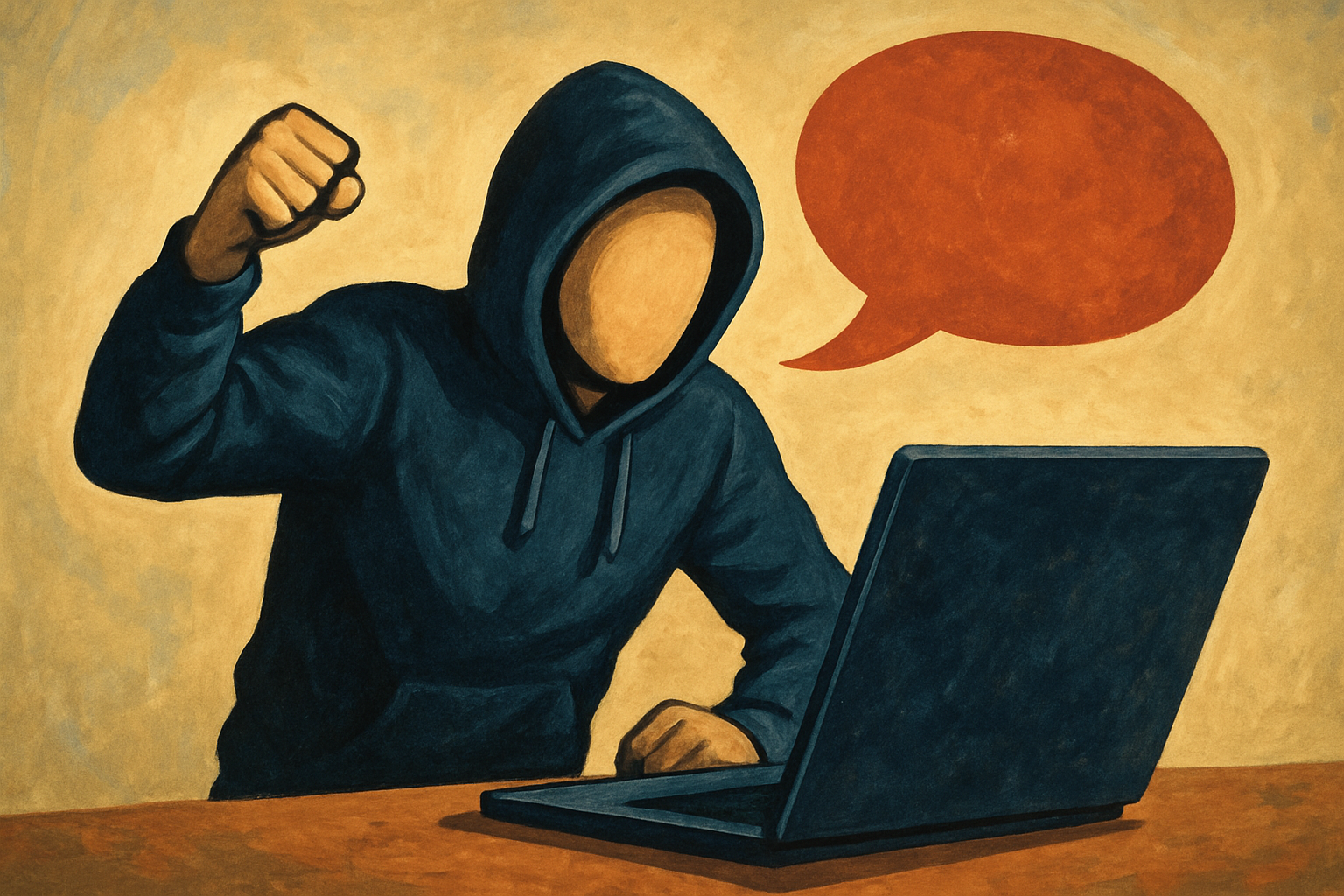 匿名で大胆になる心理は、いくつかが重なって起きる