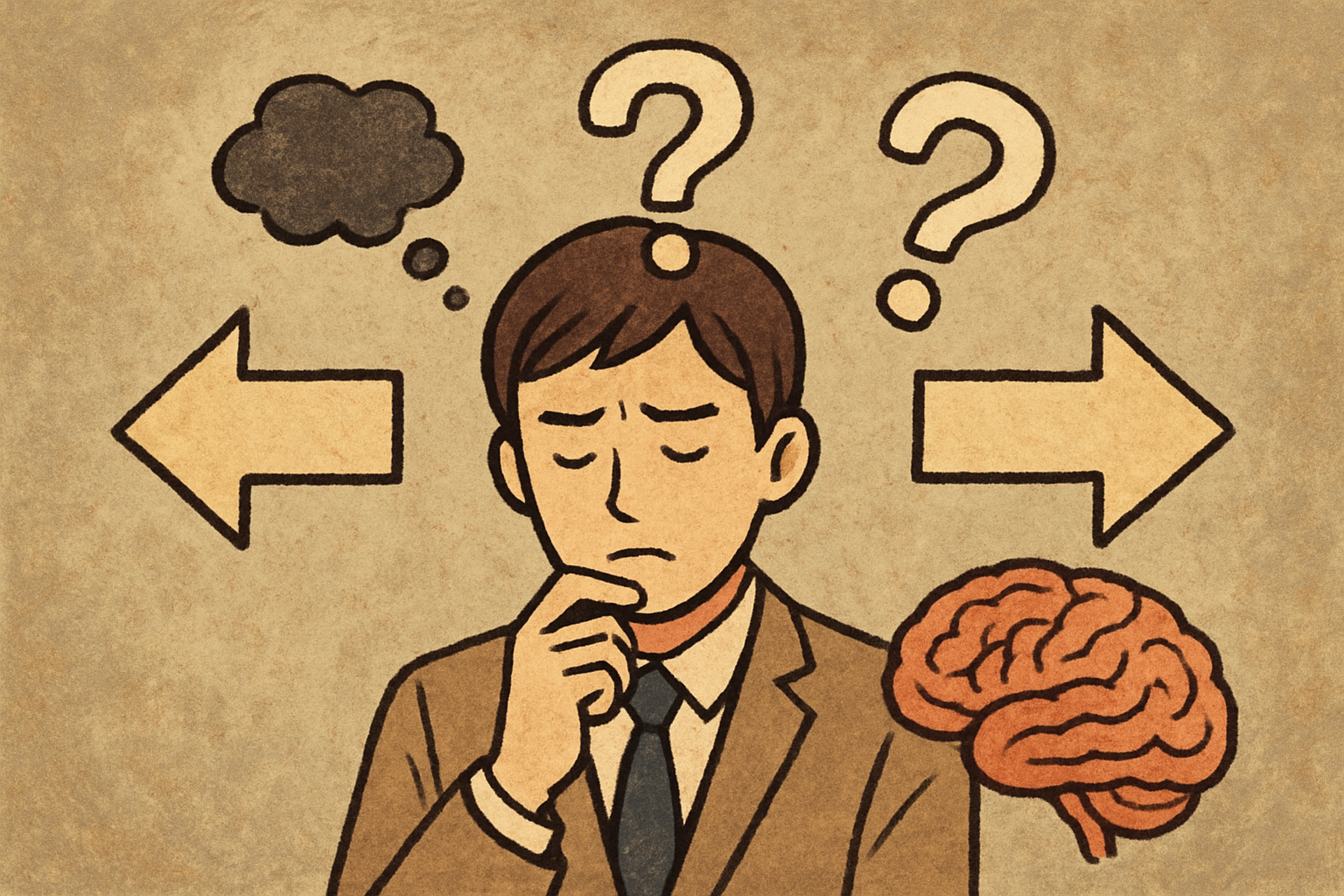 迷いが長引く背景には、いくつかの“心の仕組み”があります