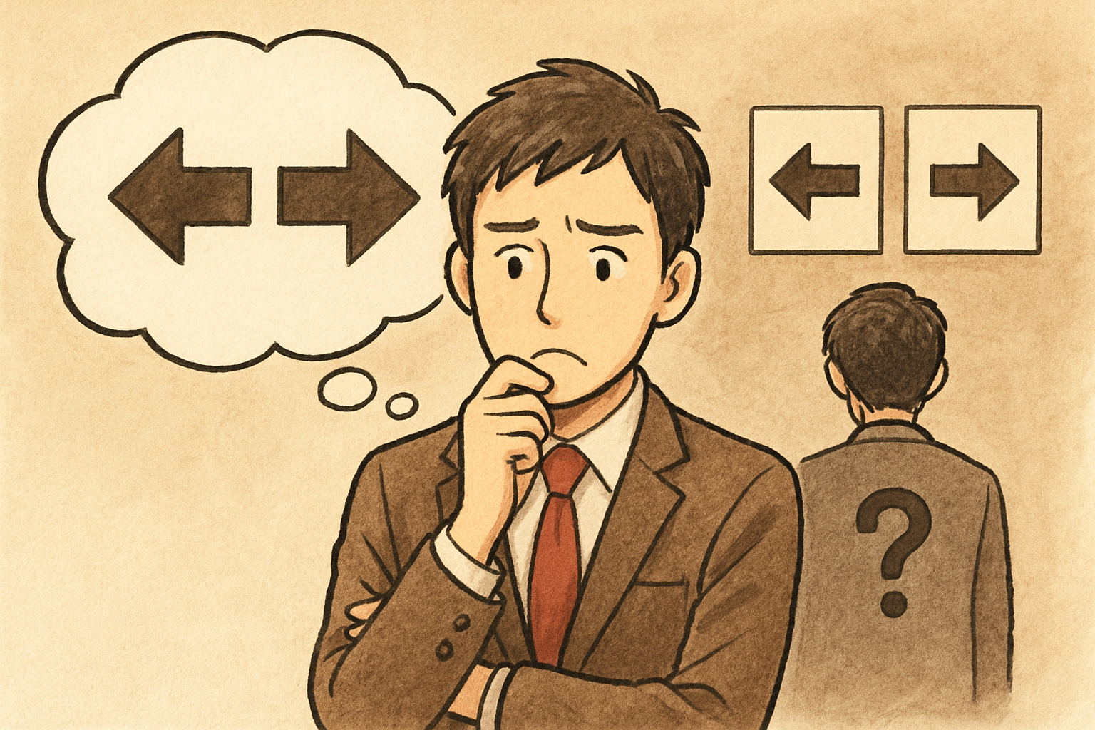 こんな場面で「優柔不断」は起きやすいんですね