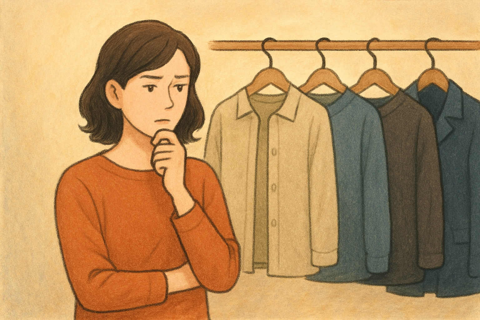 同じ服に落ち着く理由はいくつもあります