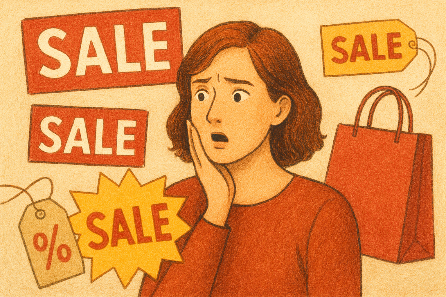 セールでよく起きる「あるある」を3つ見てみましょう