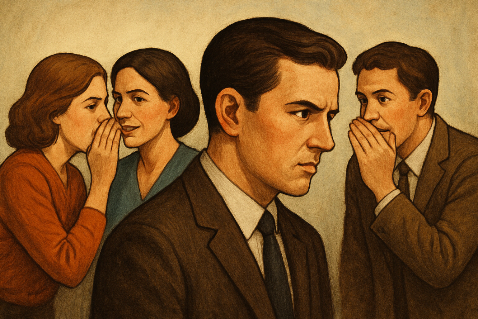 よくある場面で見る、悪い噂の広まり方