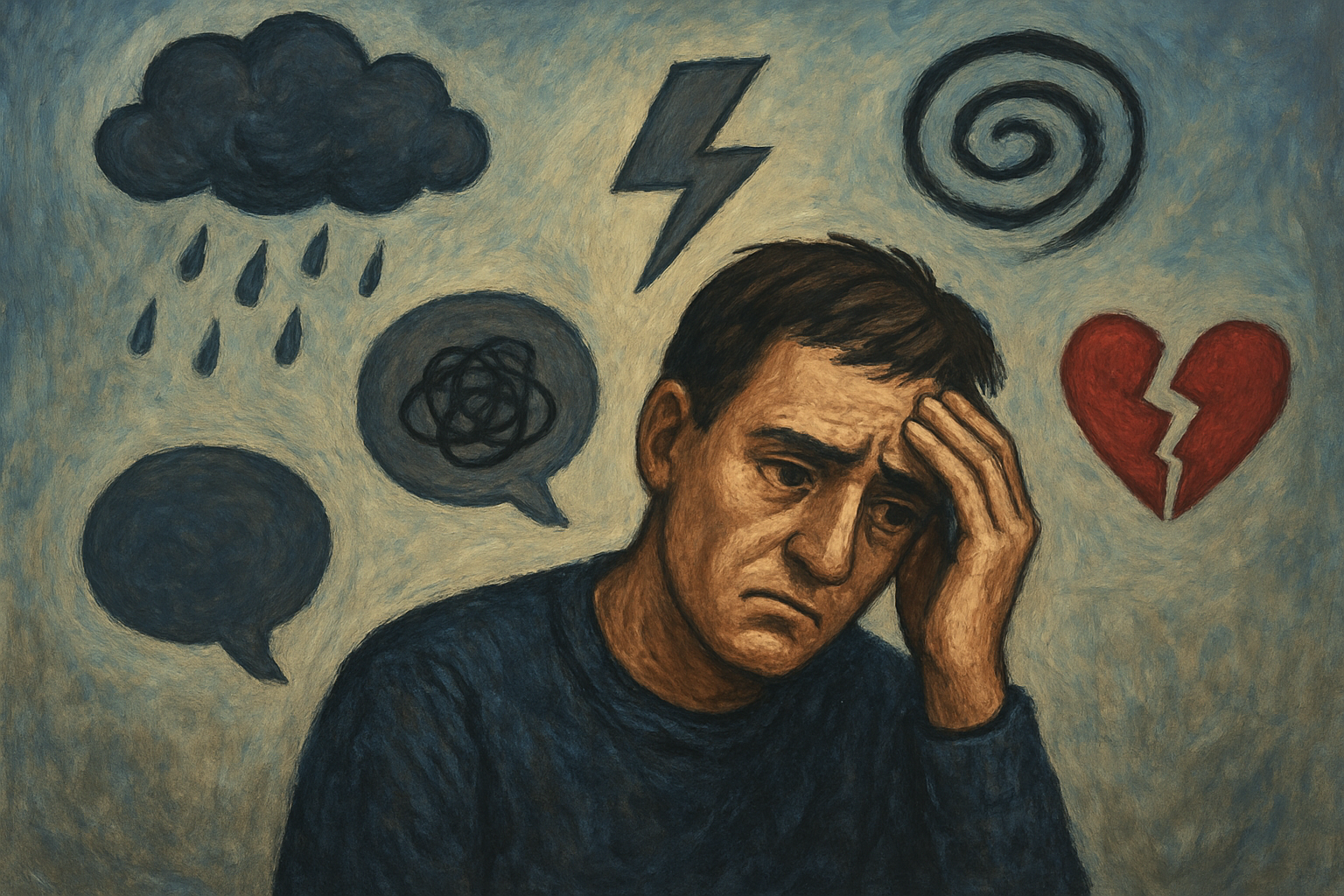 悲観が生まれる仕組みは、いくつかの要因が重なっています