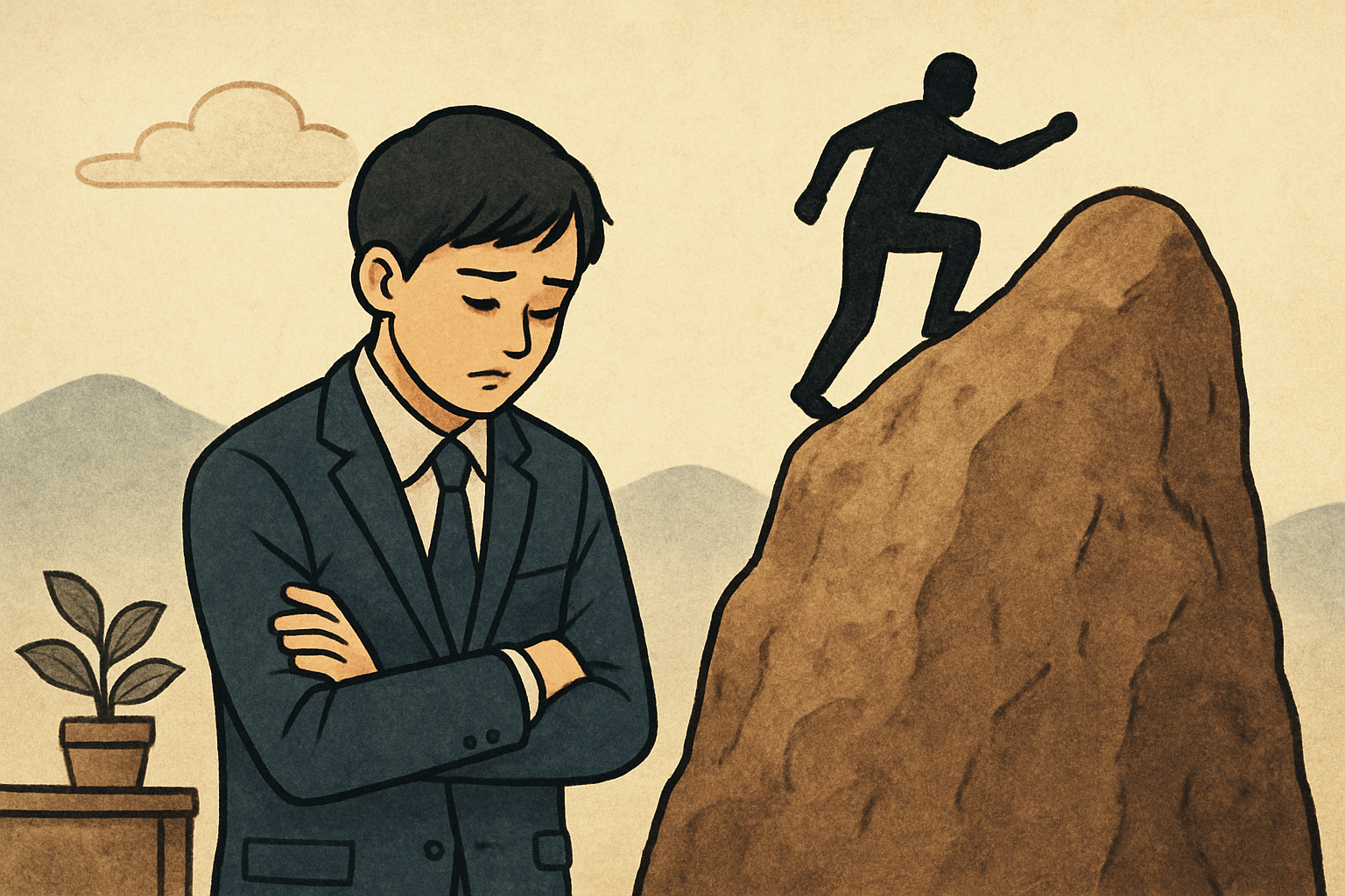 よくある「挑戦しない」場面を、私たちの生活に当てはめると