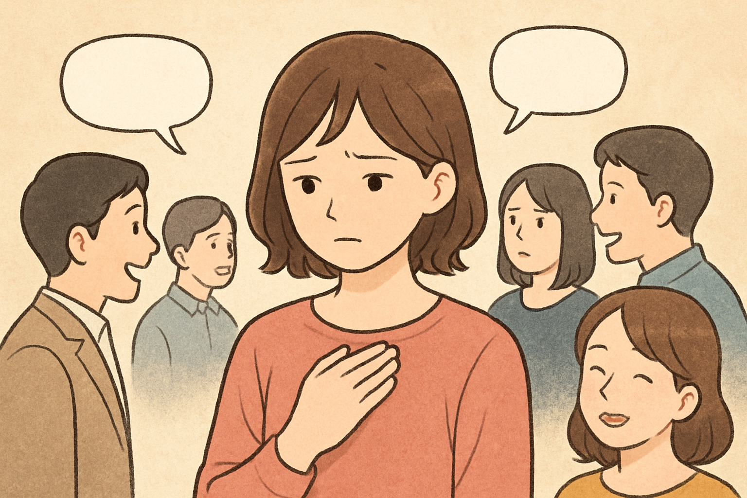 日常でよくある「気にしてしまう場面」