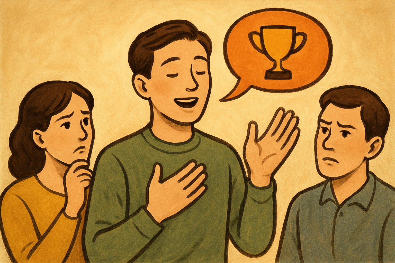 自慢話は「認められたい」のサインかもしれません