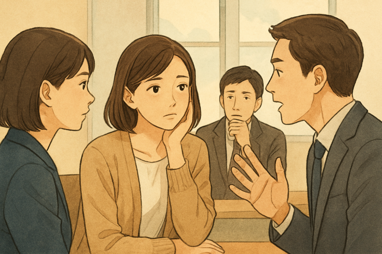 よくある場面で見る「聞き役になる理由」