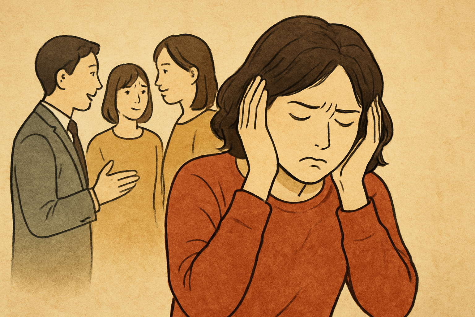 合わせるのがつらいときに、心で起きていること