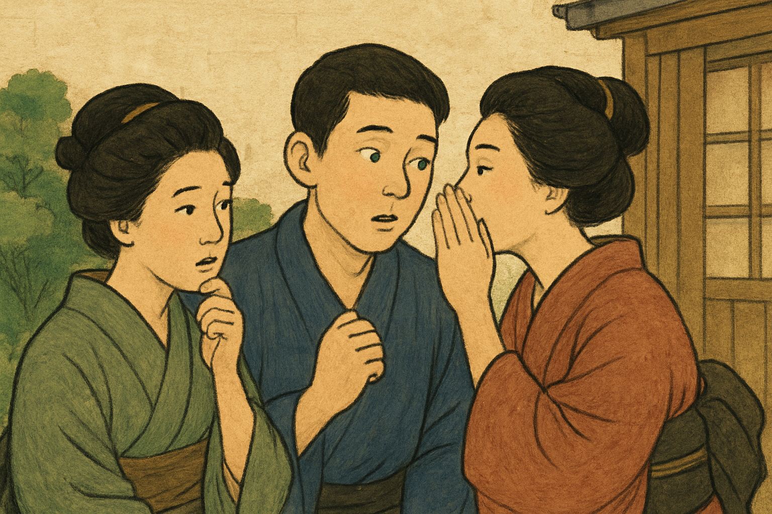 身近な場面で起きる「噂話の流れ」