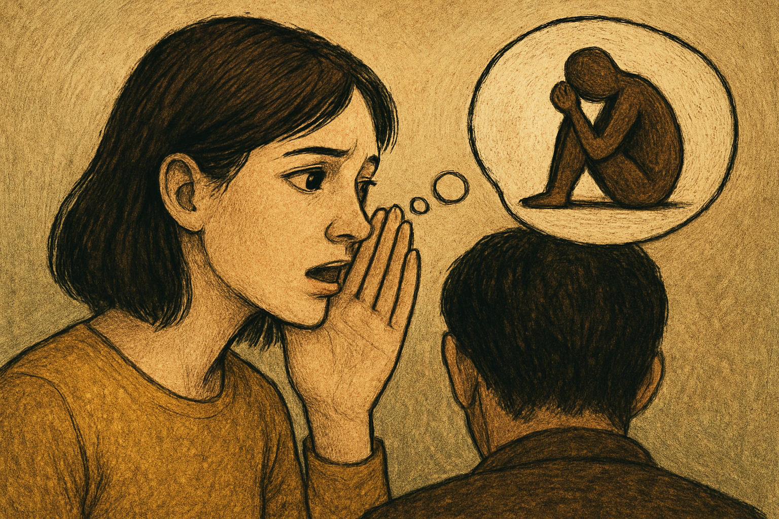 秘密を話してしまう人の心の中で起きていること