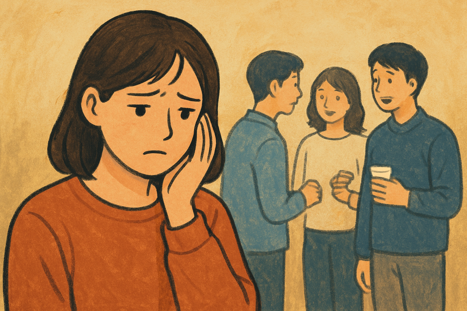 人見知りは「守ろうとする反応」が強く出ている状態かもしれません