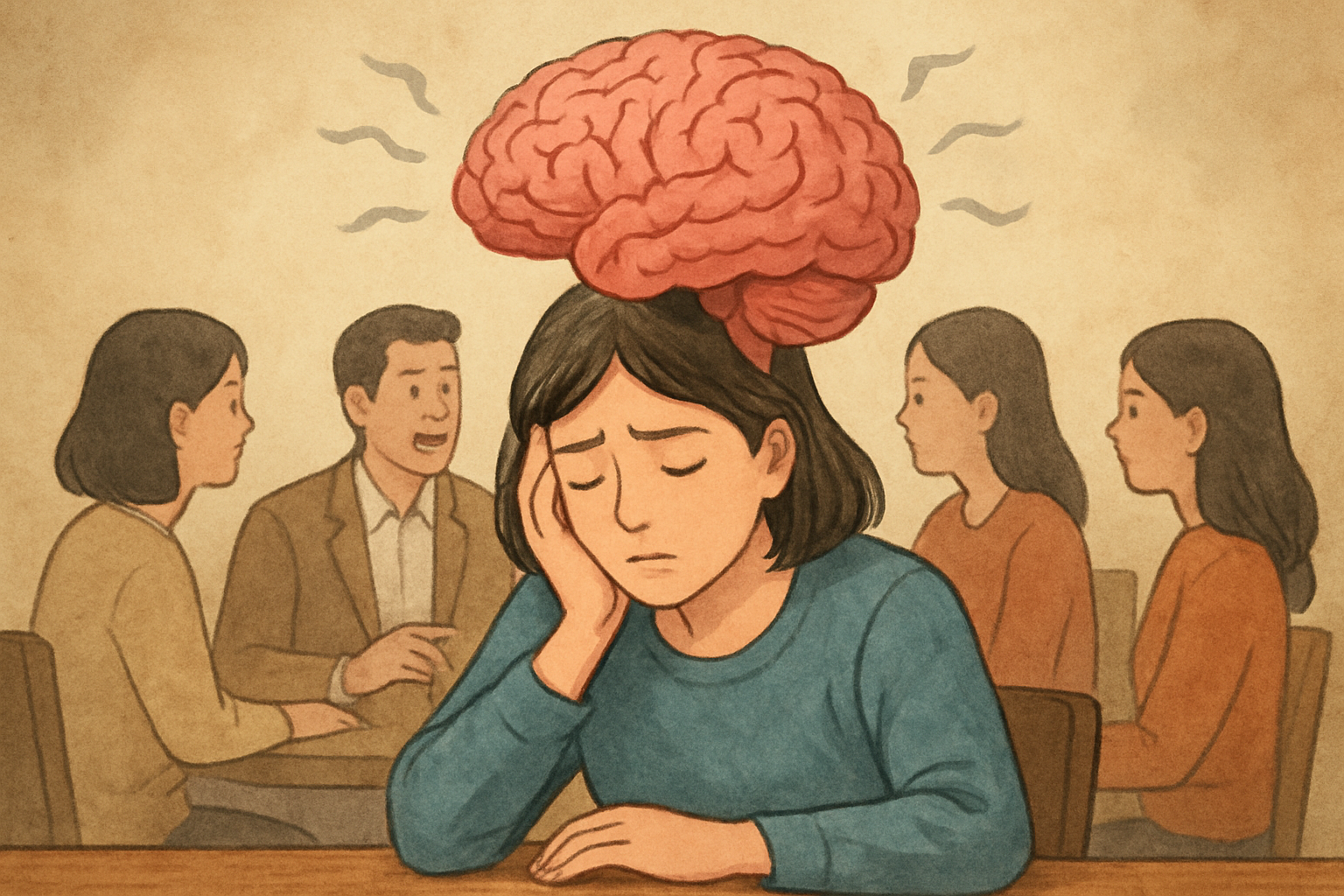 人といると疲れるのは、脳と心がフル稼働しているからなんですね