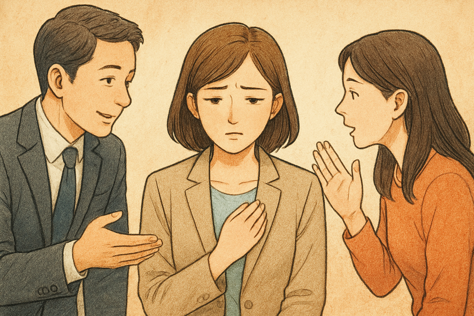 よくある「断れない場面」を3つ、具体的に見てみましょう