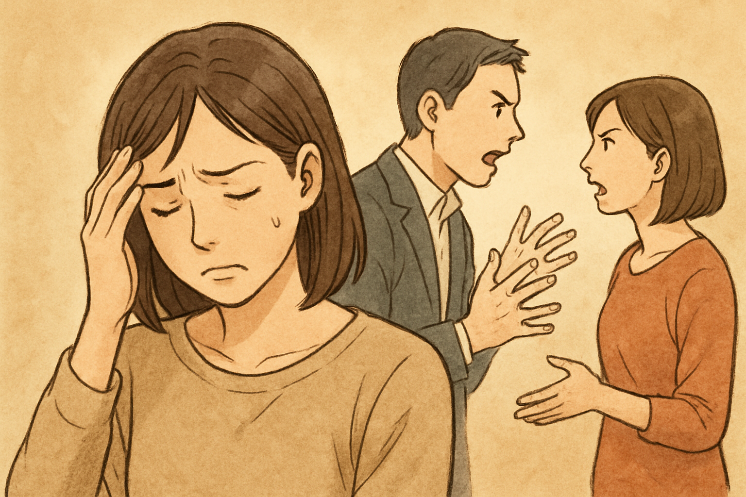 人間関係のストレスは「相手」と「自分の受け止め方」が重なって起きやすいんですね