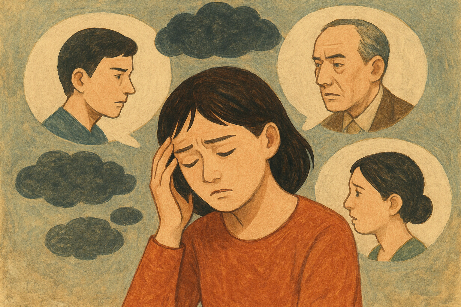 悩みが続いてしまう理由は、いくつも重なります