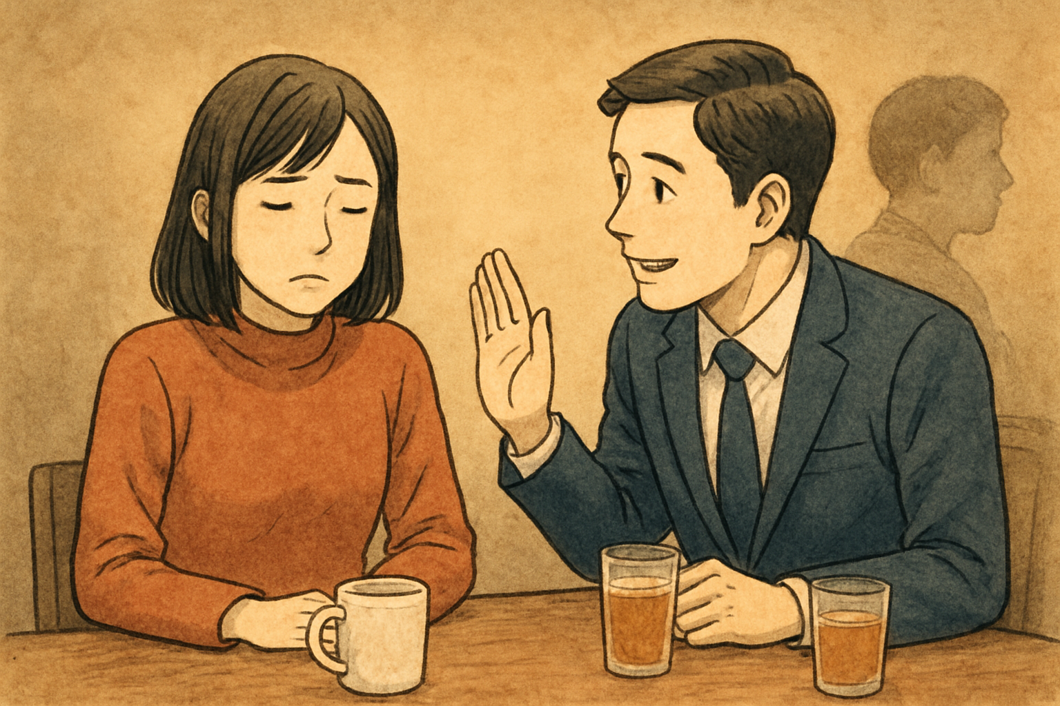 本音を見せない場面は、こんなふうに起きやすい