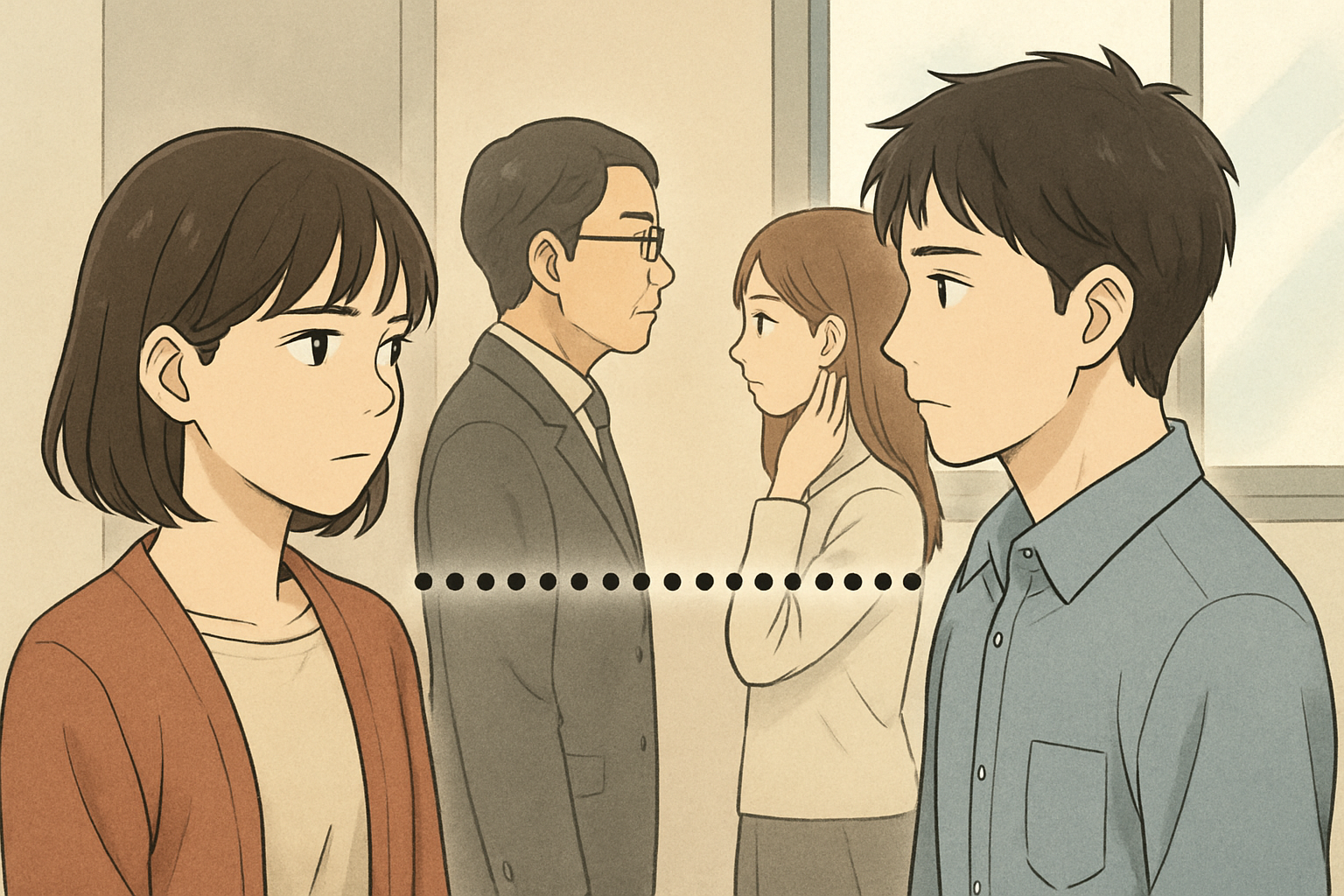 日常でよくある「距離を取る」場面の具体例