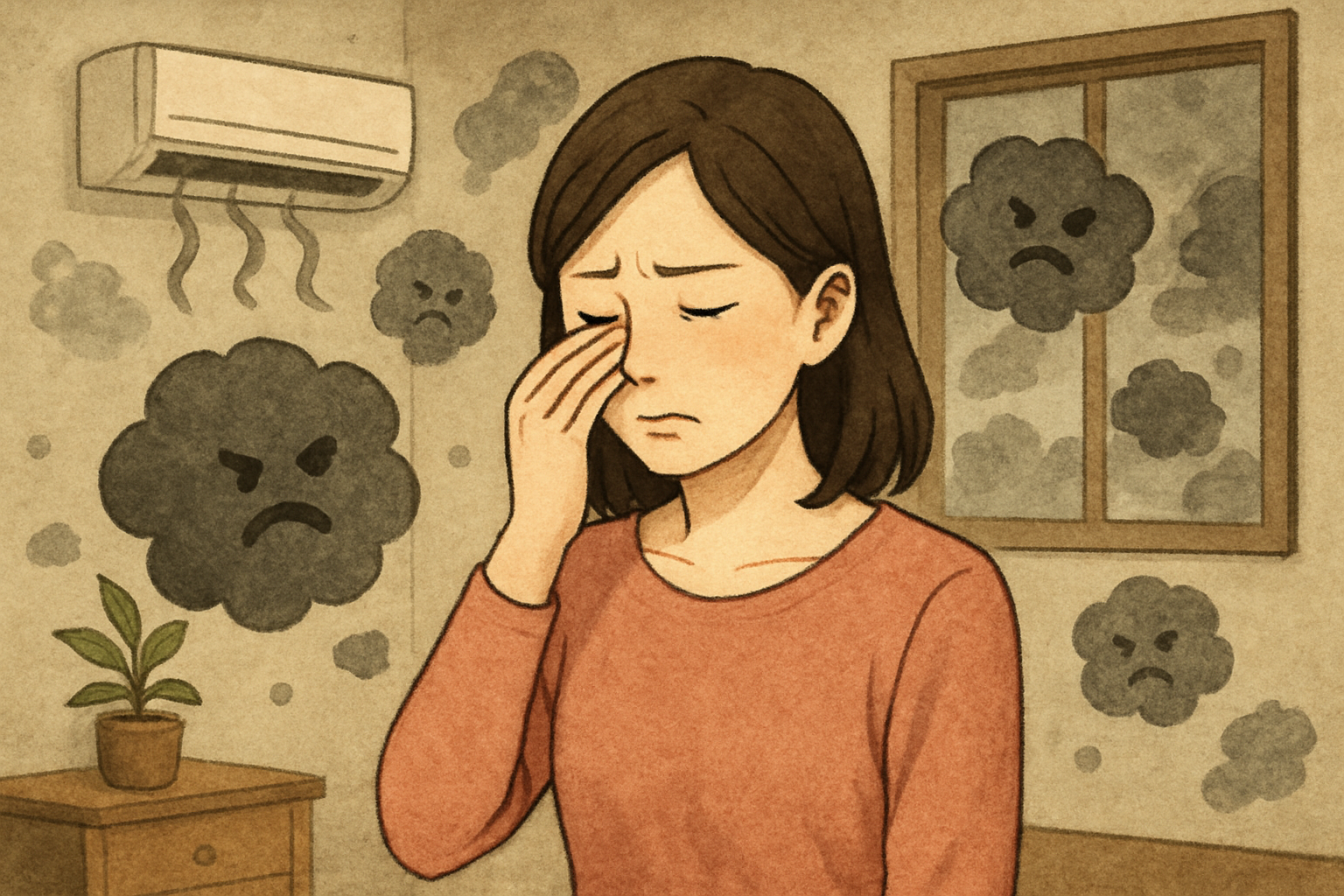空気が悪くなるのは「汚れ」と「緊張」がたまりやすいからです