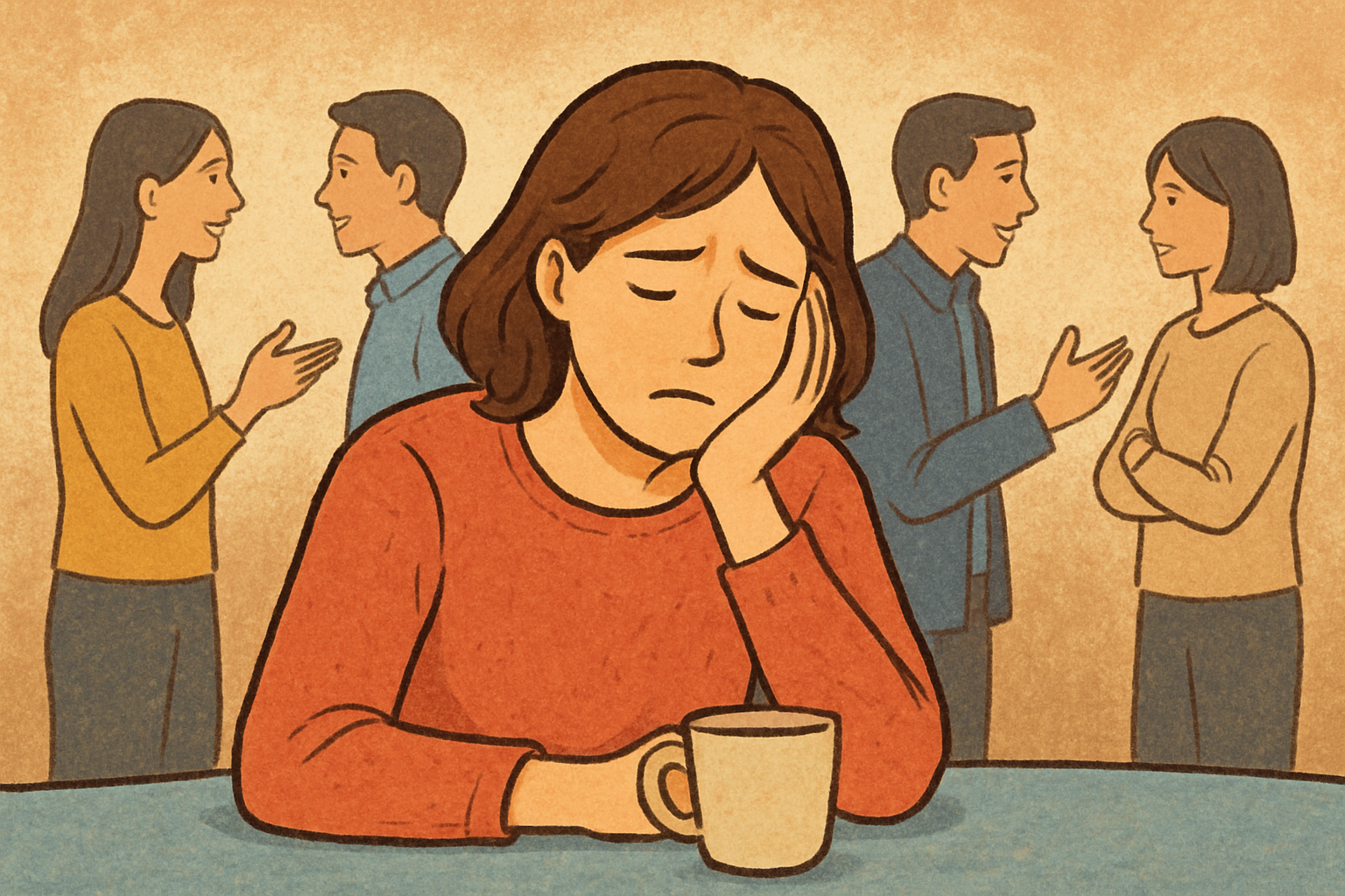 人間関係で疲れやすくなる理由はいくつか重なります