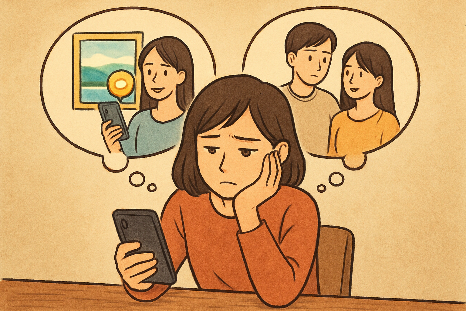 SNSで比較が起きる場面の具体例