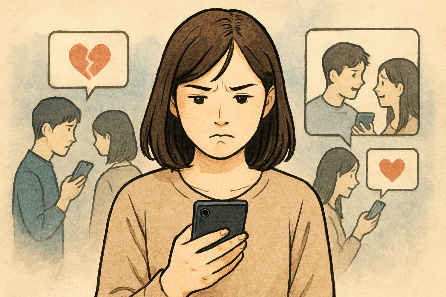 SNSは「すれ違い」と「比べ合い」が起きやすい場所なんですね