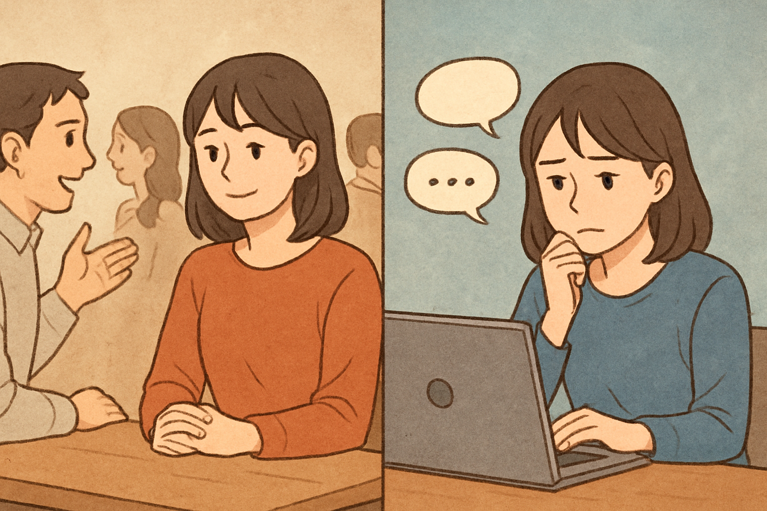 性格が変わるというより「場に合わせて出し方が変わる」ことが多いんですね