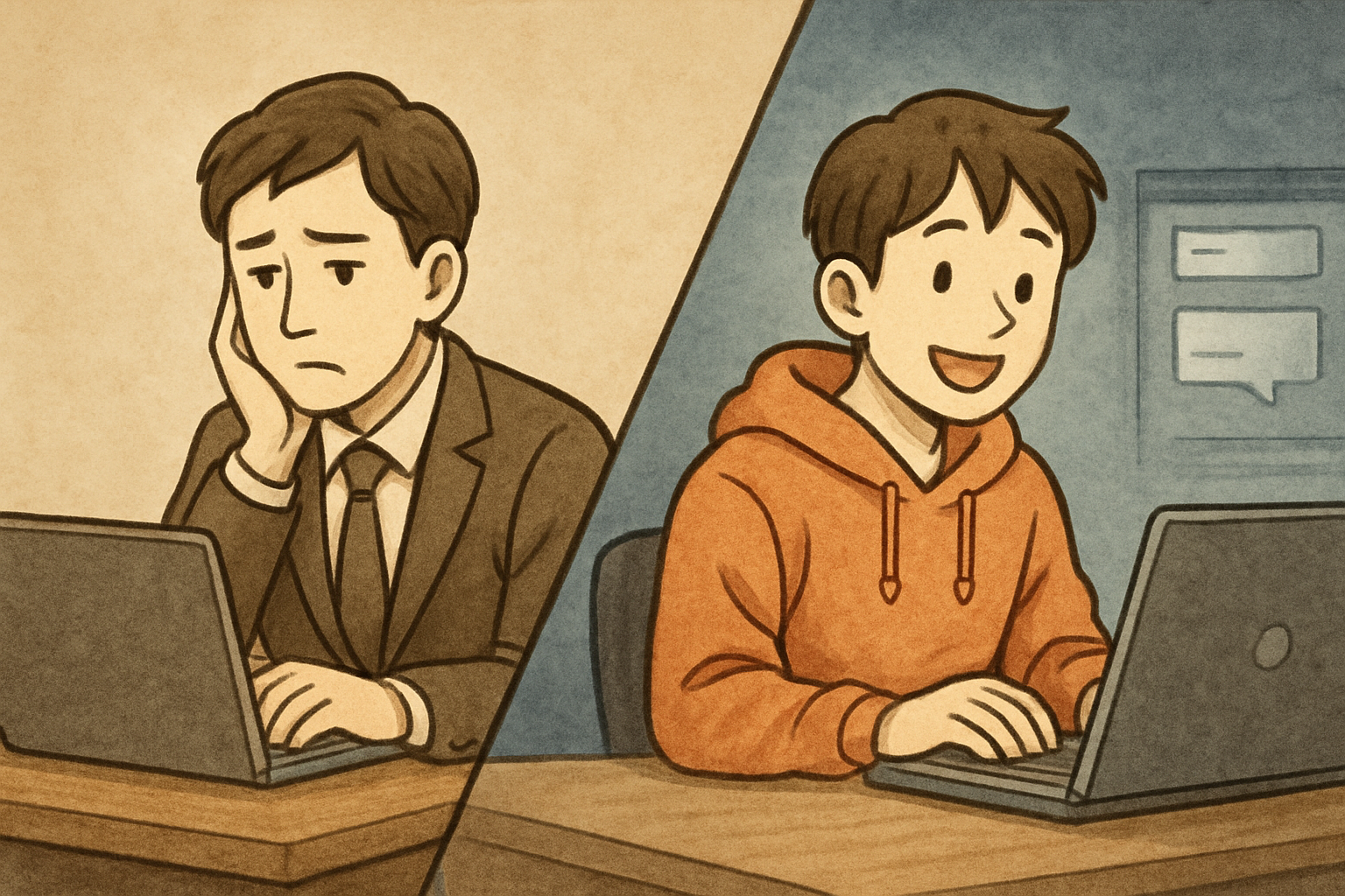 リアルとネットで「別人っぽくなる」理由はいくつかあります