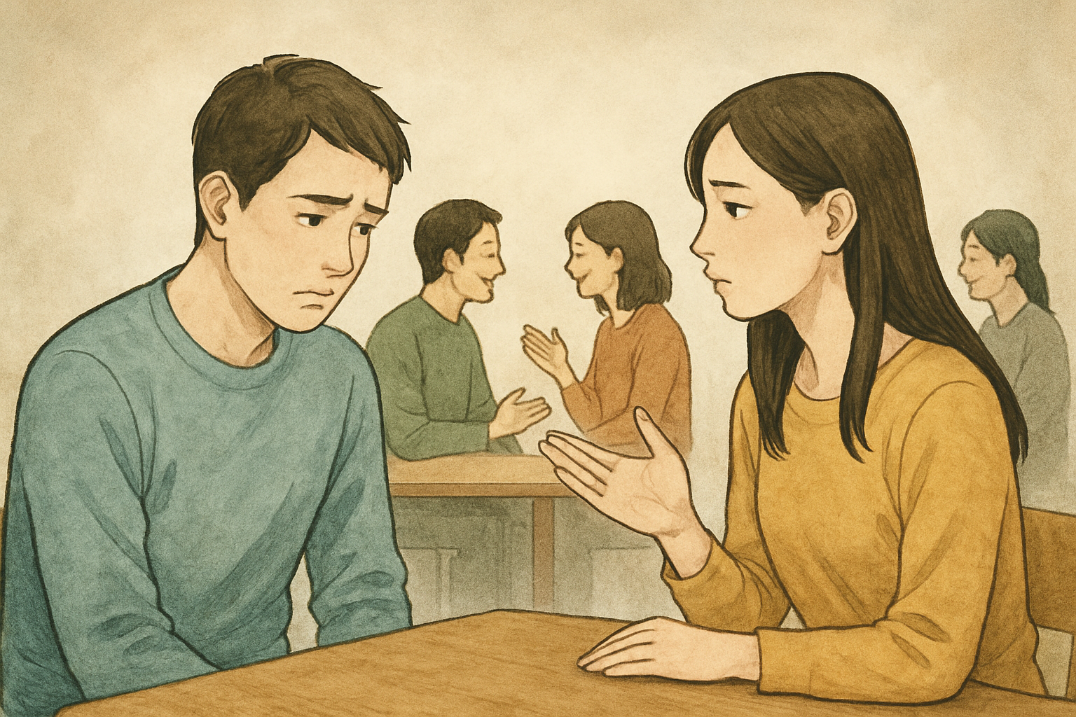 よくある場面で見る「深めるのが苦手」のかたち